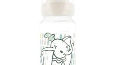 Biberon cu Gat Larg 240 ml Tetina din Silicon 3 Pozitii Little Treasures