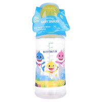 Biberon cu Gat Larg 360 ml Tetina din Silicon 3 Pozitii Baby Shark - 2