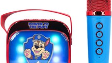 Boxa portabila OTL Technologies - Paw Patrol Chase PopSing Karaoke LED Speaker & Microphone, albastru