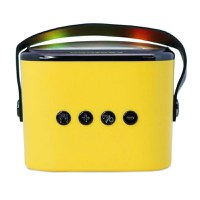 Boxa portabila OTL Technologies - Pikachu PopSing Karaoke LED Speaker & Microphone, galben - 3