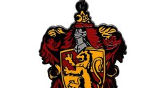 Breloc metalic Harry Potter cu simbolul Gryffindor, 5 cm