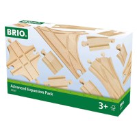 BRIO3077 - Set de sine si macazuri din lemn, extensie avansat - 1