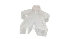 Carcassonne Transparent Meeples Thin - Alb