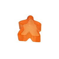 Carcassonne Transparent Meeples Thin - Portocaliu - 1