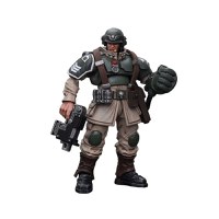 Figurina Articulata Warhammer 40k 1/18 Astra Militarum Cadian Command Squad Veteran Sergeant with Power Fist 12 cm - 1