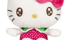 Figurina de plus parfumata Hello Kitty - Zmeura 12 cm