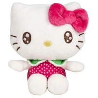 Figurina de plus parfumata Hello Kitty - Zmeura 12 cm - 1