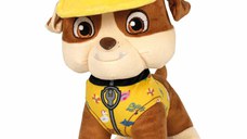 Figurina de Plus Paw Patrol - Rubble, 28 cm