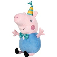Figurina de Plus Peppa Pigs - Schorsch Wutz, Petrecerea, 37 cm - 1