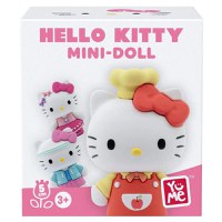 Figurina Yume Hello Kitty 5 cm Mini-Doll Cute Outfits Series - 1