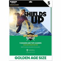 Ironguard Top Loader Golden Comic Green 5-Pack - 1