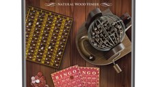 Joc Bingo Deluxe din lemn - 90 bile