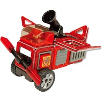 Joc de Constructie Magnetic Magformers Amazing Rescue Set - Statia de Pompieri, 50 piese - 3