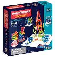 Joc de Constructie Magnetic Magformers - Creator Set - Creatorul, 60 piese - 1