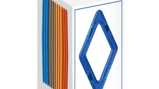 Joc de Constructie Magnetic Magformers Diamond Set - 12 piese in forma de romb