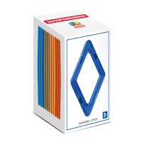 Joc de Constructie Magnetic Magformers Diamond Set - 12 piese in forma de romb - 1
