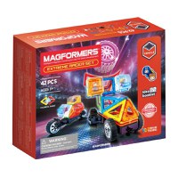 Joc de Constructie Magnetic Magformers -  Extreme Racer - Curse Extreme, 42 piese - 1