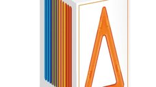 Joc de Constructie Magnetic Magformers Isosceles Triangle - 12 piese in forma de triunghi isoscel