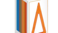 Joc de Constructie Magnetic Magformers Isosceles Triangle - 12 piese in forma de triunghi isoscel