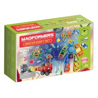 Joc de Constructie Magnetic Magformers - Master Craft Set - Gigantic, 162 piese - 1