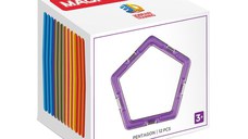 Joc de Constructie Magnetic Magformers Pentagon Set - 12 piese in forma de pentagon
