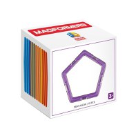 Joc de Constructie Magnetic Magformers Pentagon Set - 12 piese in forma de pentagon - 1