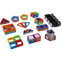 Joc de Constructie Magnetic Magformers - Smart Set - Creaturi Inteligente, 144 piese - 2