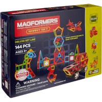 Joc de Constructie Magnetic Magformers - Smart Set - Creaturi Inteligente, 144 piese - 1