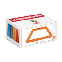 Joc de Constructie Magnetic Magformers Trapezoid Set - 12 piese in forma de trapez - 1