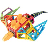 Joc de Constructie Magnetic Magformers - Wonder Creator Set - Dinozauri si Creaturi Minunate, 121 piese - 3