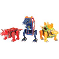 Joc de Constructie Magnetic Magformers - Wonder Creator Set - Dinozauri si Creaturi Minunate, 121 piese - 2