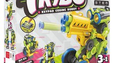 Kit Constructie Coding Robot 3 in 1 cu Tastatura