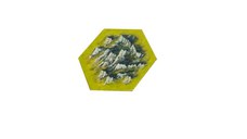 Landscape Counters Hexagonal - Munte