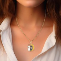 Lantisor si Pandantiv Sailor Moon - Cats on the moon - 2