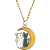 Lantisor si Pandantiv Sailor Moon - Cats on the moon - 1