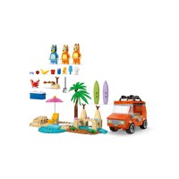 Lego Bluey - Calatoria familiei lui Blue cu masina la plaja (11202) - 4