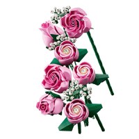 Lego Botanical - Buchet de trandafiri roz (10374) - 4