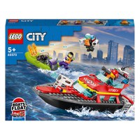 Lego City - Barca de salvare a pompierilor 60373 - 1