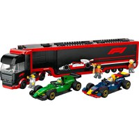 Lego City - Camion F1 cu masinile F1 RB20 si AMR24 60445 - 2