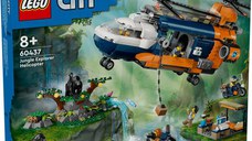 Lego City - Elicopterul unui explorator al junglei la tabara de baza 60437