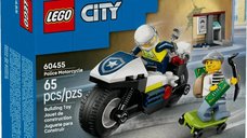 Lego City - Urmarire cu motocicleta de politie 60455