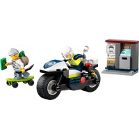 Lego City - Urmarire cu motocicleta de politie 60455 - 2
