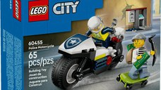 Lego City - Urmarire cu motocicleta de politie 60455