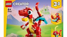Lego Creator 3in1 Dragon Rosu 31145
