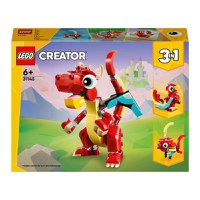 Lego Creator 3in1 Dragon Rosu 31145 - 1