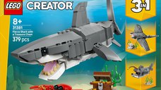 Lego Creator 3in1 - Rechin feroce cu un cufar de comori 31381