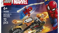 Lego Marvel - Omul Paianjen vs Calaretul fantoma pe motocicleta (76335)