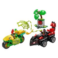 Lego Spidey - Spin si Electro intr-o urmarire cu dino-vehicule 11198 - 2