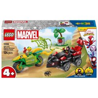 Lego Spidey - Spin si Electro intr-o urmarire cu dino-vehicule 11198 - 1
