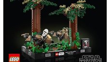 Lego Star Wars - Diorama de Urmarire cu Speederul pe Endor 75353